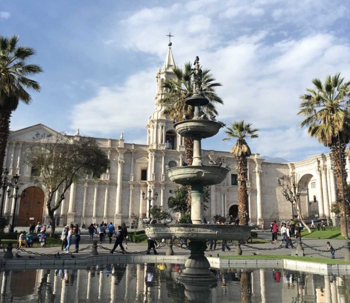 Exploring Arequipa. Main plaza