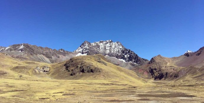 Walk to Rainbow Mountain. Stunning scenery.