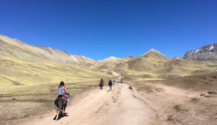 Rainbow Mountain path