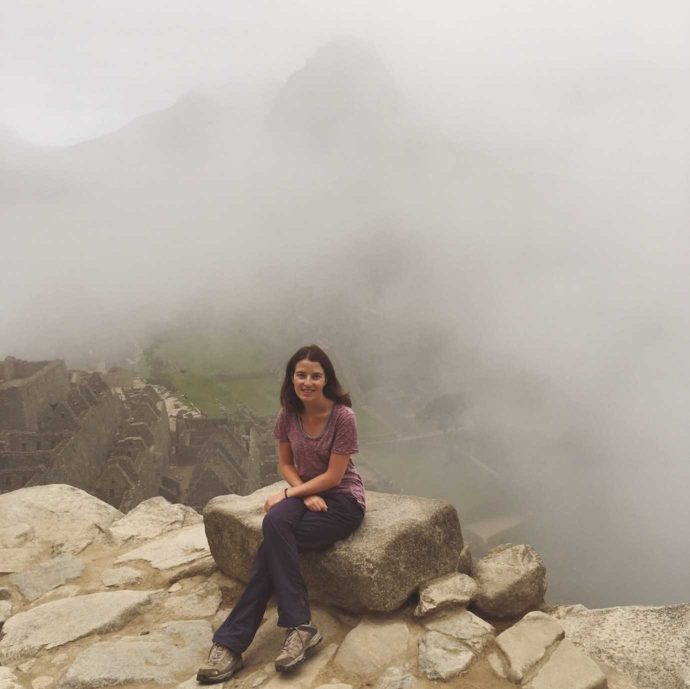 Salkantay trek day 5. Machu Picchu hidden in mist