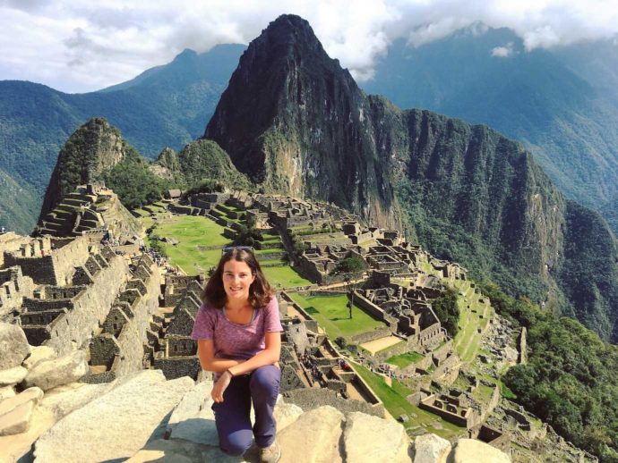 Salkantay trek day 5. Me at Machu Picchu