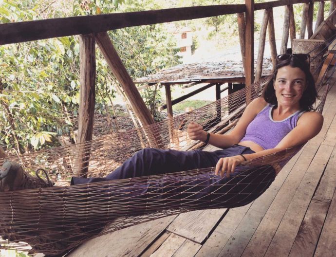 Salkantay trek day 3. Me in a hammock