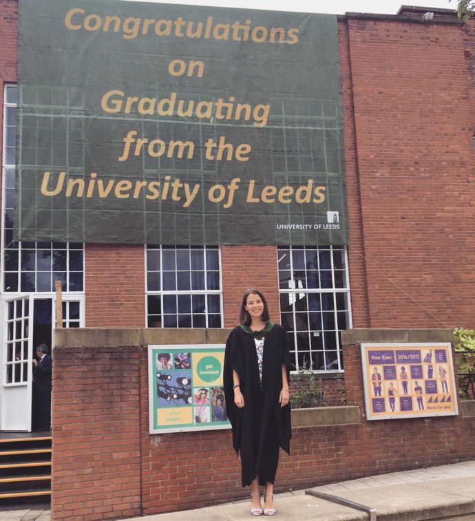 About me, Graduation, University of Leeds