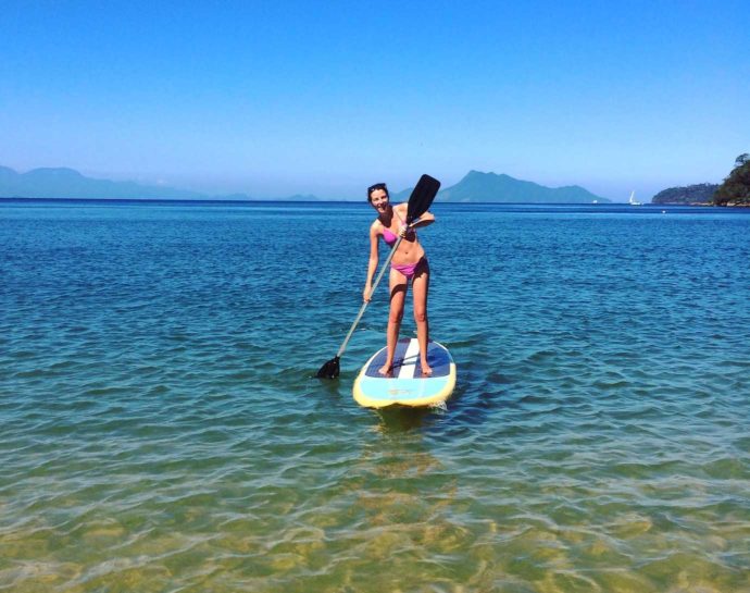 6 things to do on Ilha Grande. Paddleboarding at Las Palmas beach