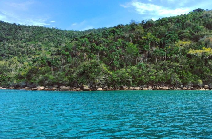 A short stay in Paraty. Boat trip scenery