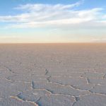 3 day salt flat tour. Dusk on salt flats day 1