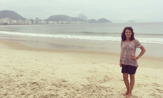9 fab things to see and do in Rio. Me on Copacabana beach