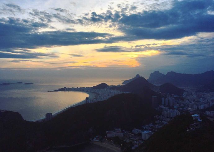 9 fab things to see and do in Rio. Sunset from Sugarloaf