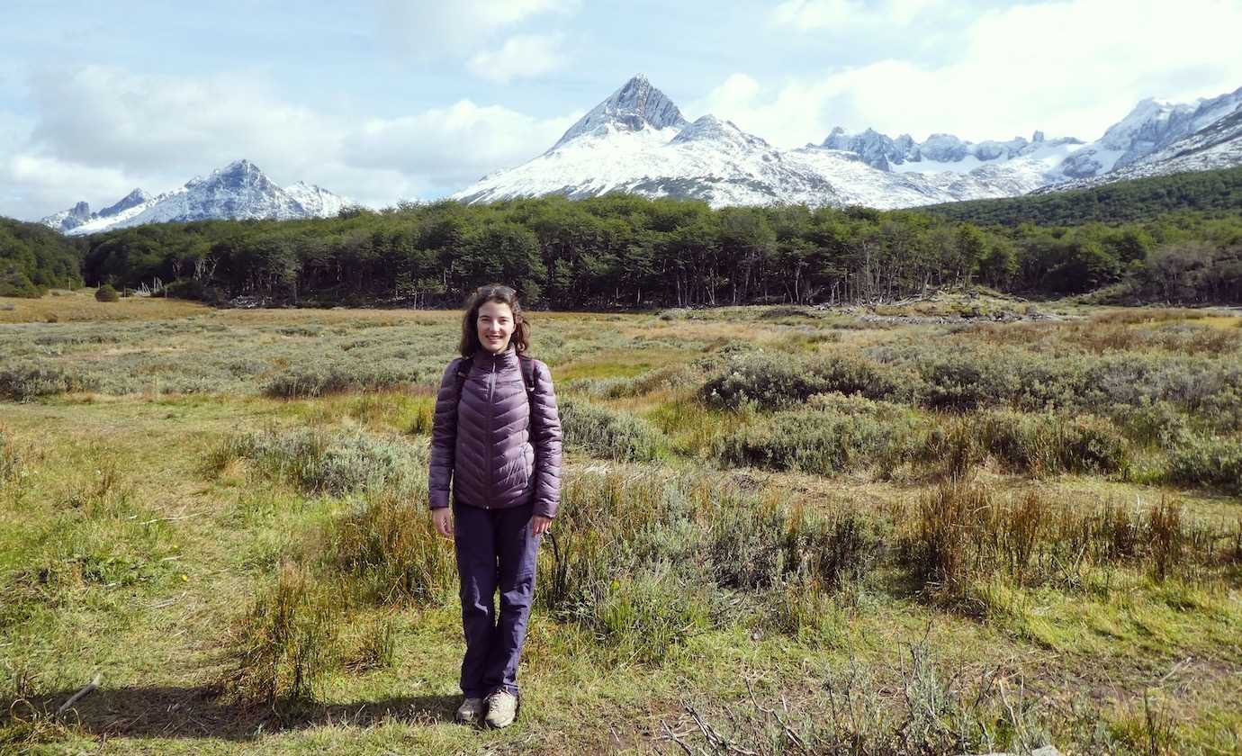 me walking laguna Esmeralda