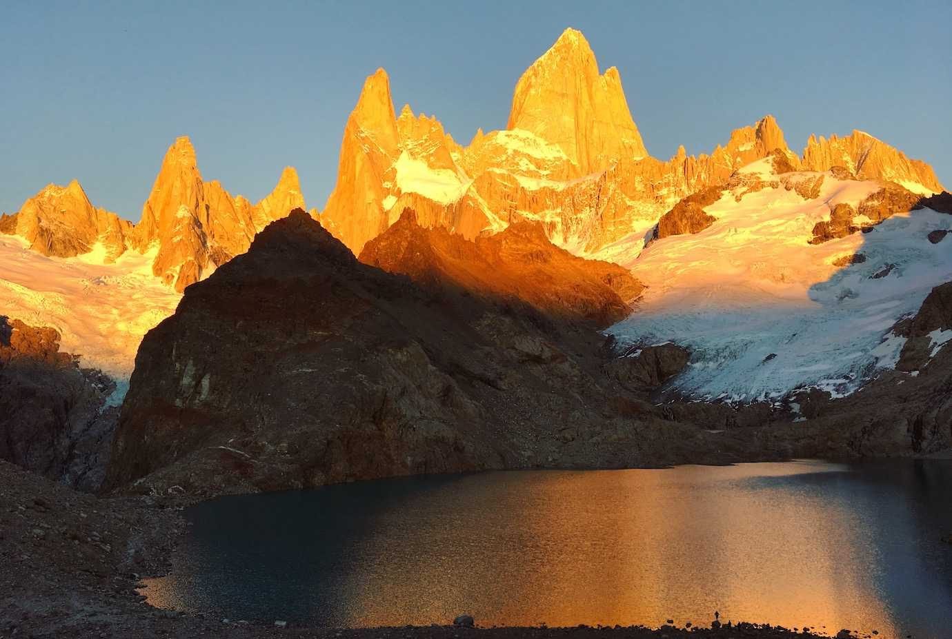 On this Day: Sunrise at Fitz Roy in El Chaltén