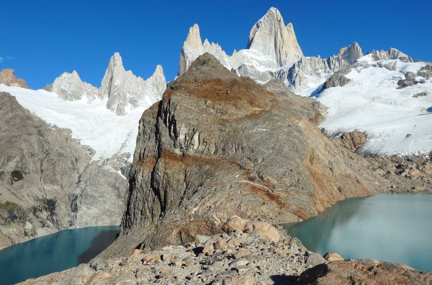 laguna de los tres and laguna sucia el Chalten