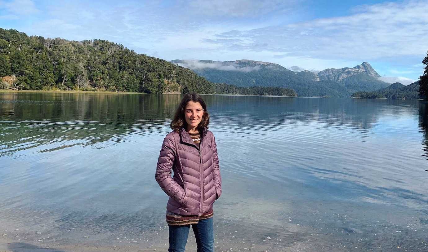 me at lake espejo 7 lakes drive bariloche