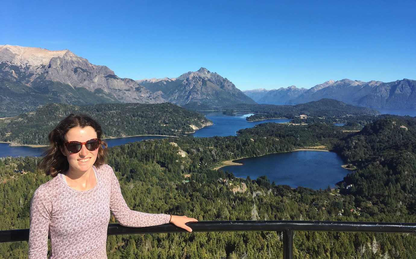 me at top of cerro campanario Bariloche