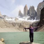 me at towers Torres del Paine W trek