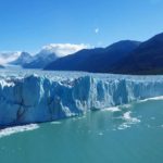 perito moreno glacier in the sunshine