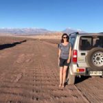 me and car in Atacama desert