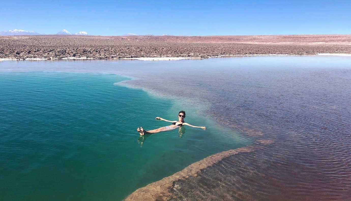 me floating lagunas escondidas atacama desert