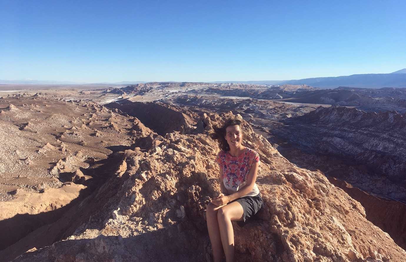 me in moon valley atacama desert