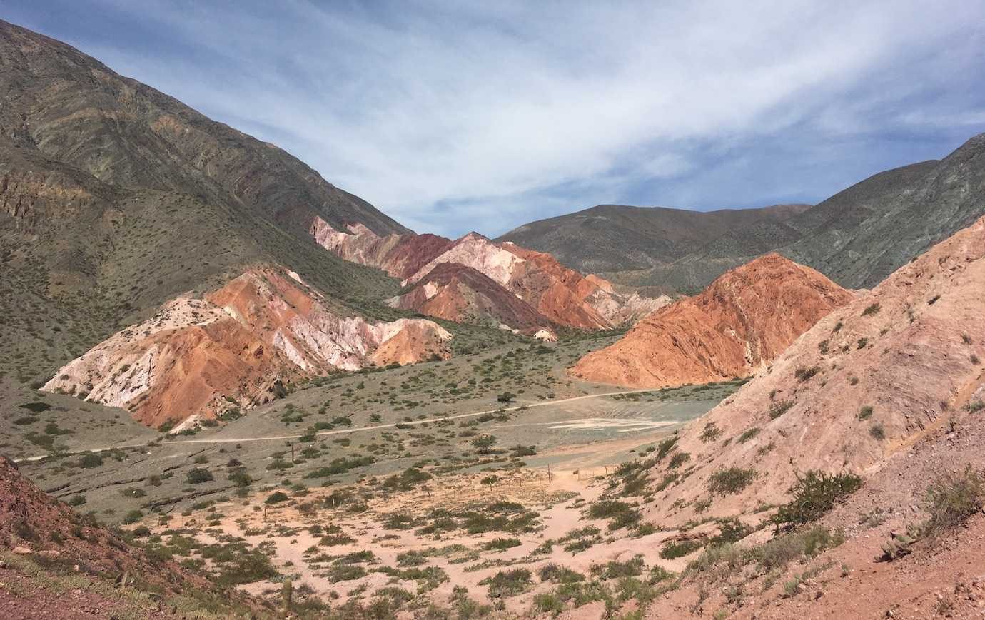 paseo de los colorados views purmamarca