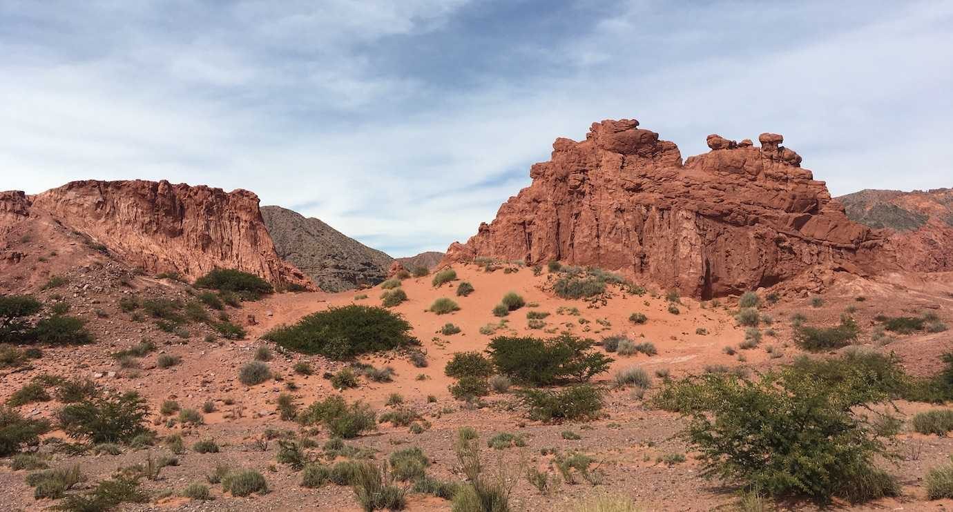 quebrada de las senoritas red desert landscapes