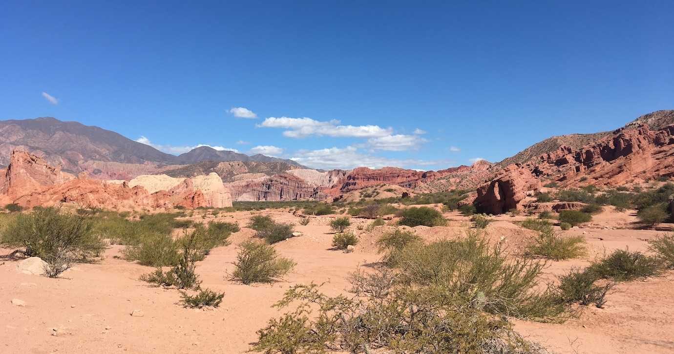 quebrada las conchas landscapes cafayate