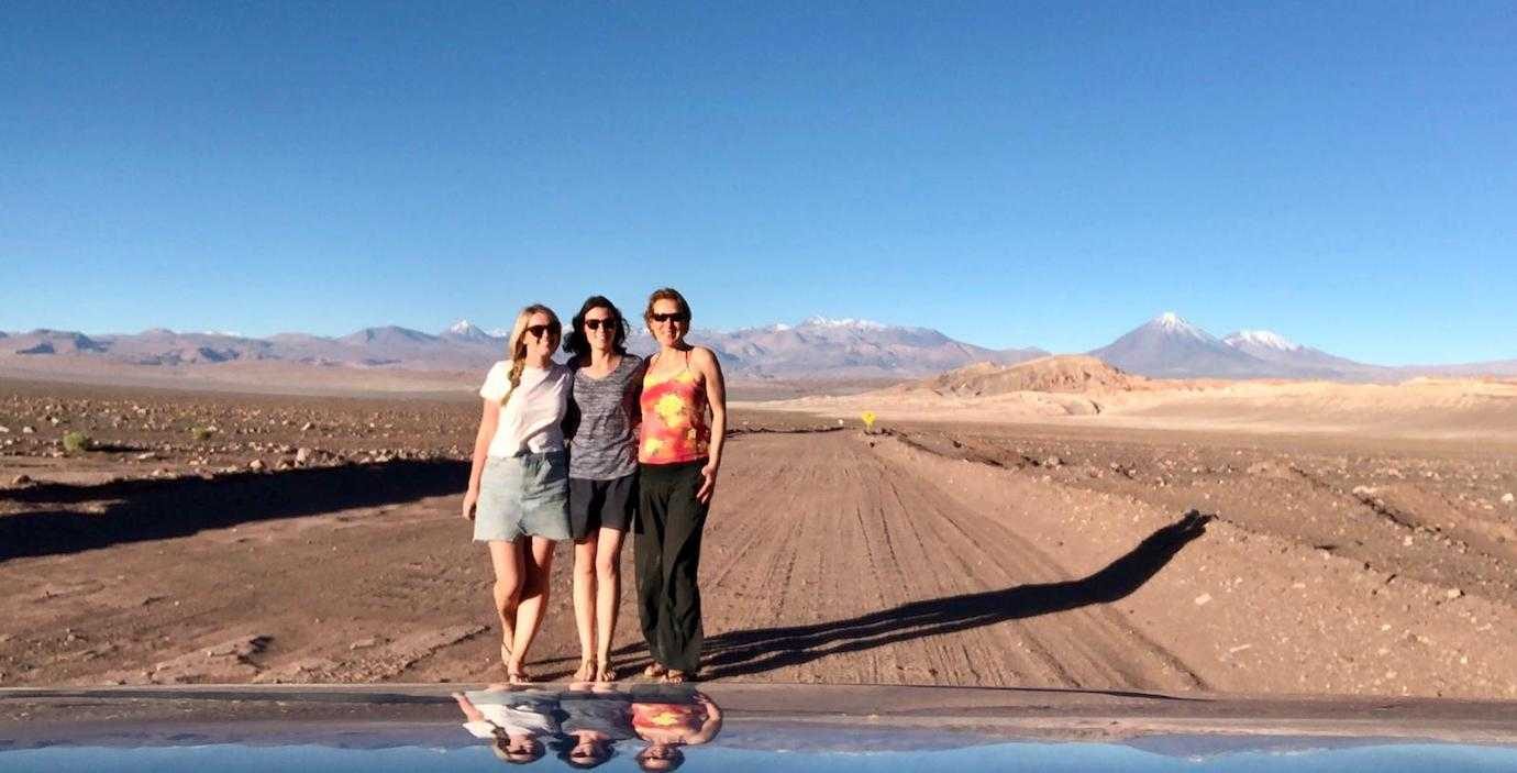 us on road atacama desert