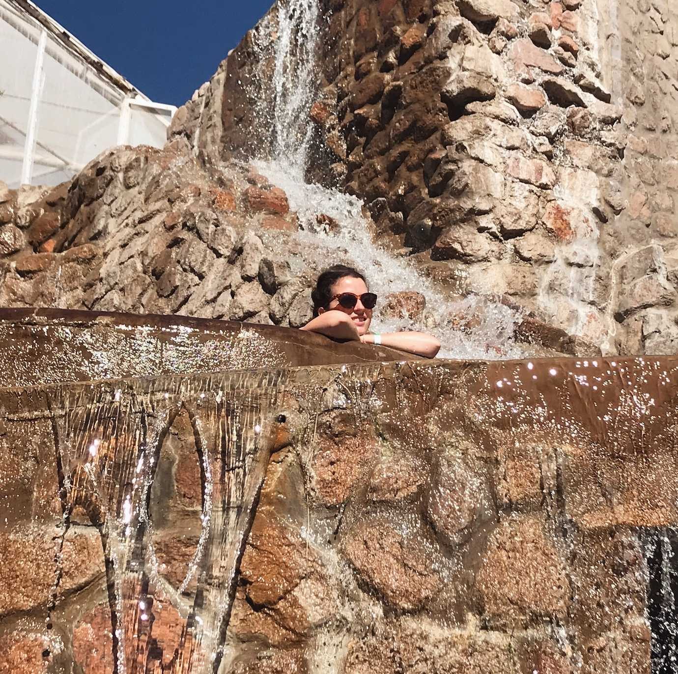 me at termas de cacheuta hot springs Mendoza