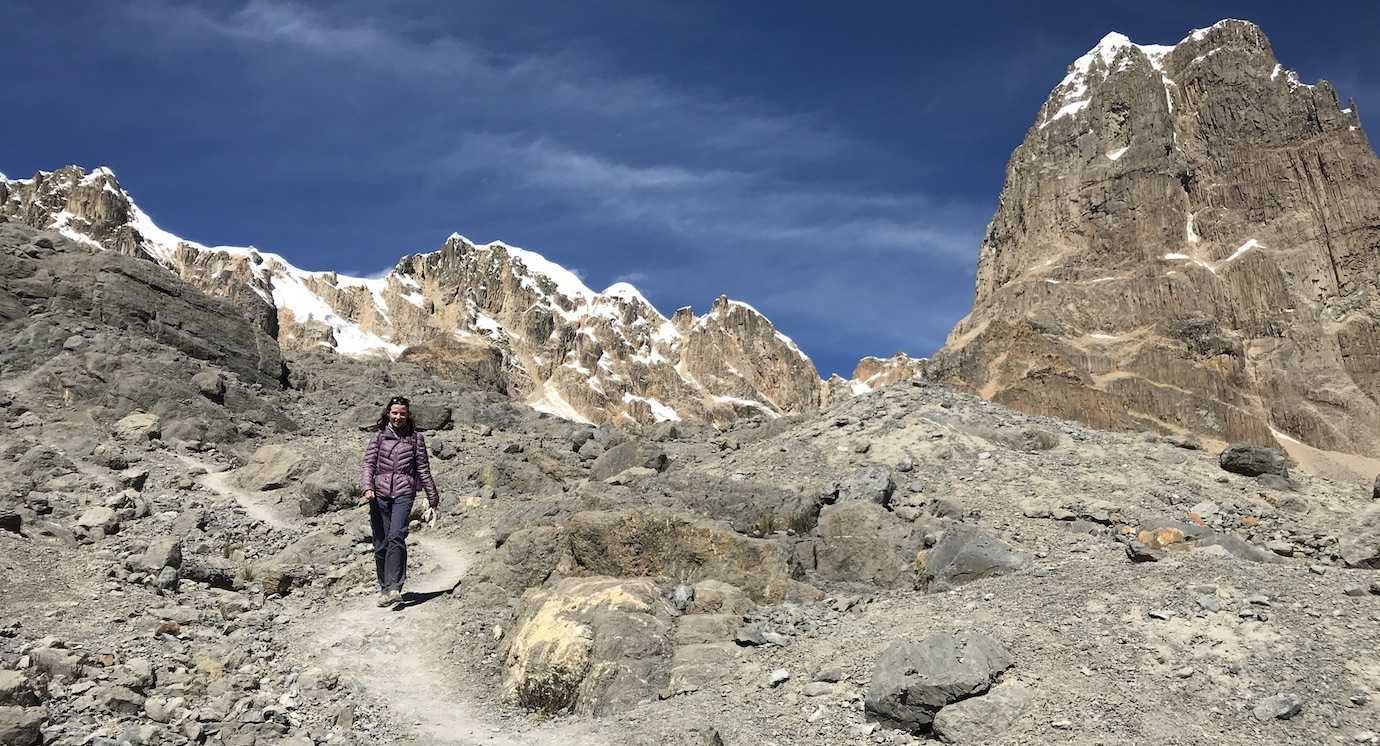 huayhuash day 4 me walking