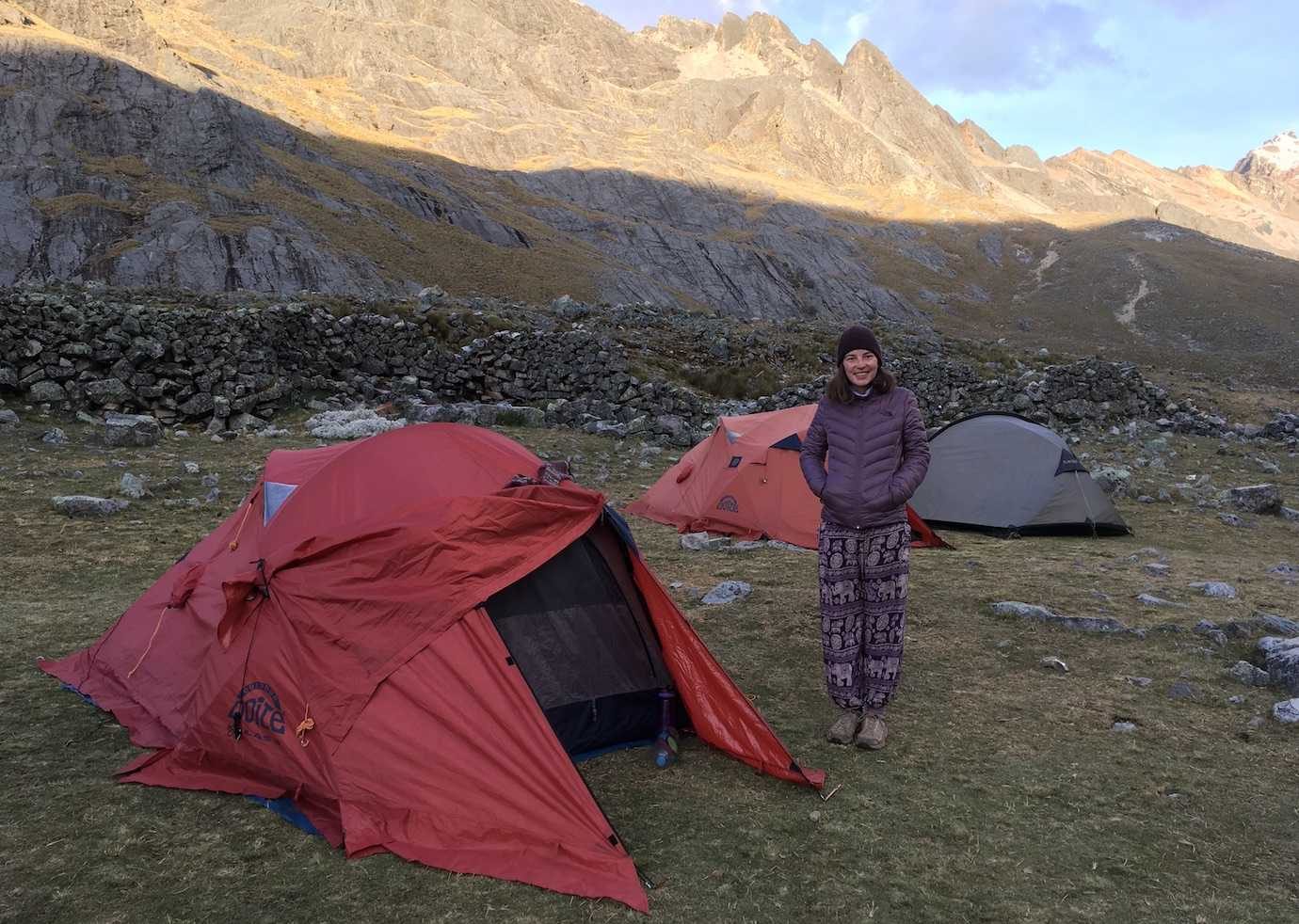 huayhuash day 6 me camping