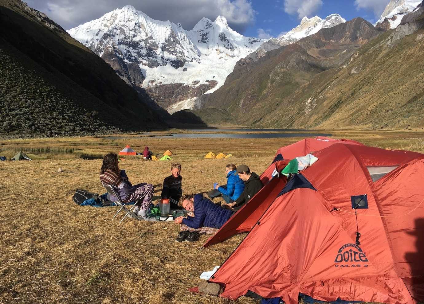 huayhuash day 7 camping