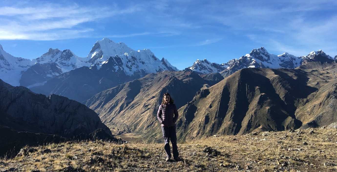 huayhuash day 8 last view of cordillera and me