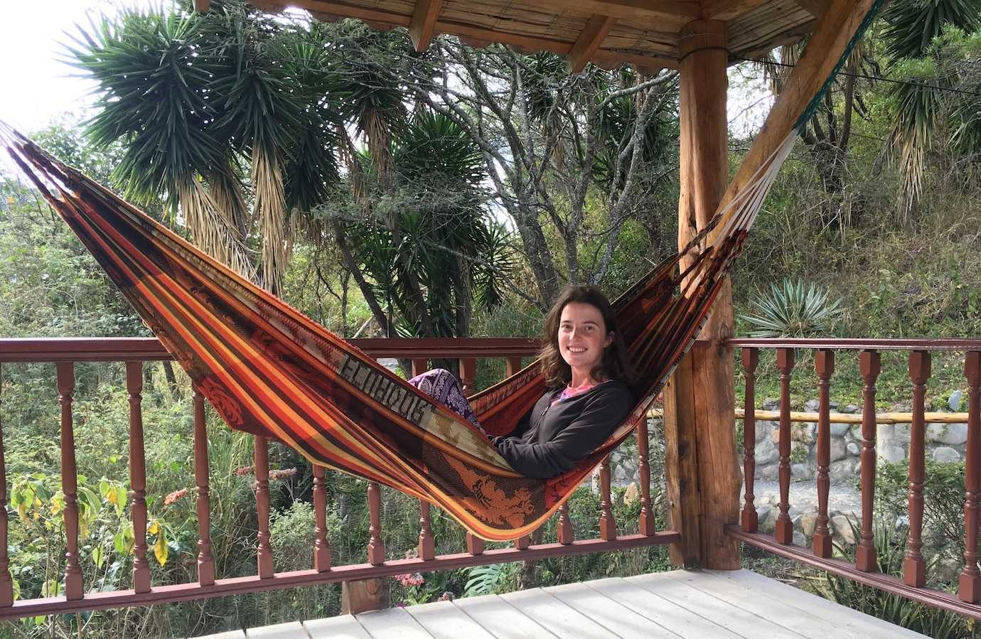 me in hammock vilcabamba izhcayluma