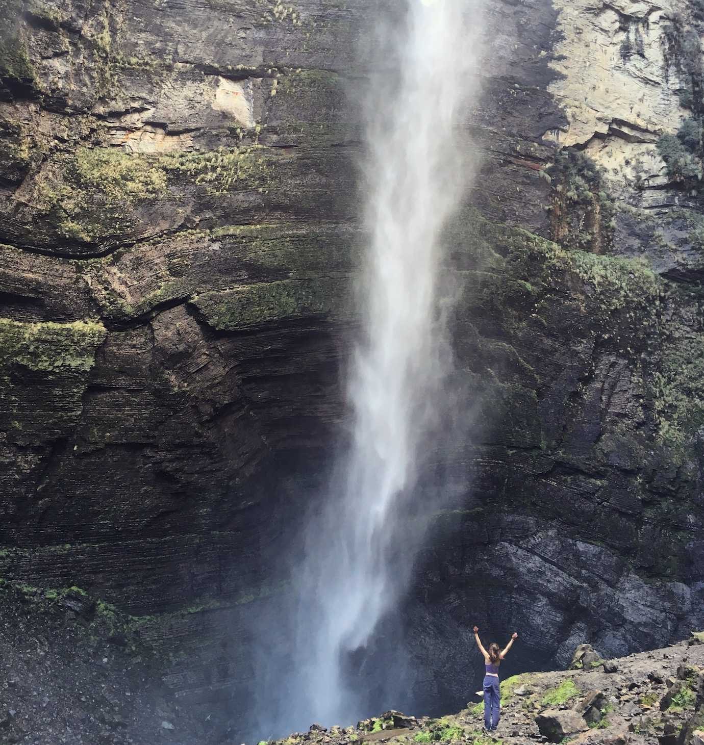 me second waterfall gocta chachapoyas