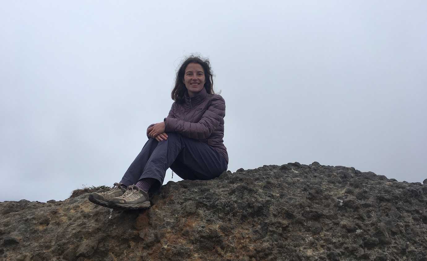 me at top pasochoa trek secret garden cotopaxi