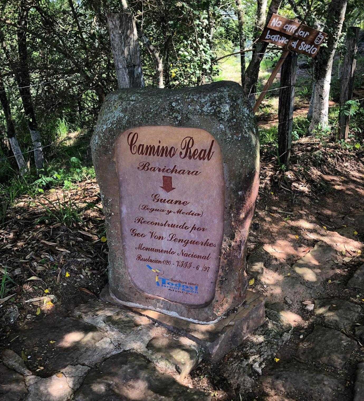 camino real stone barichara