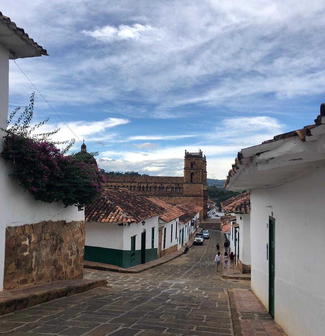 cobbled streets barichara