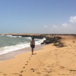 me walking beach el faro punta gallinas