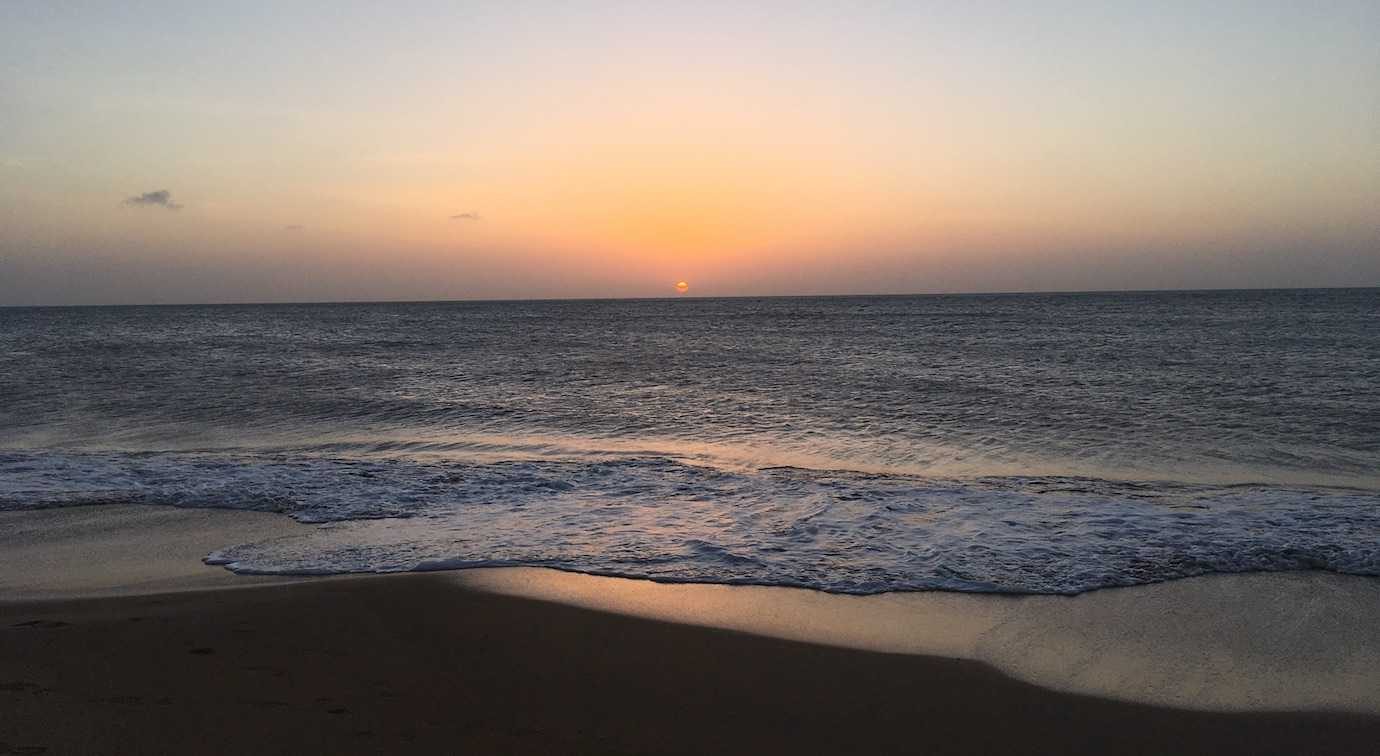 sunset at playa aguja punta gallinas