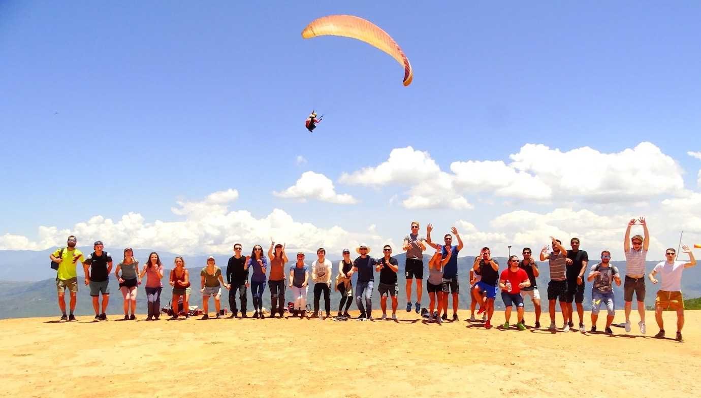 paragliding group pic san gil