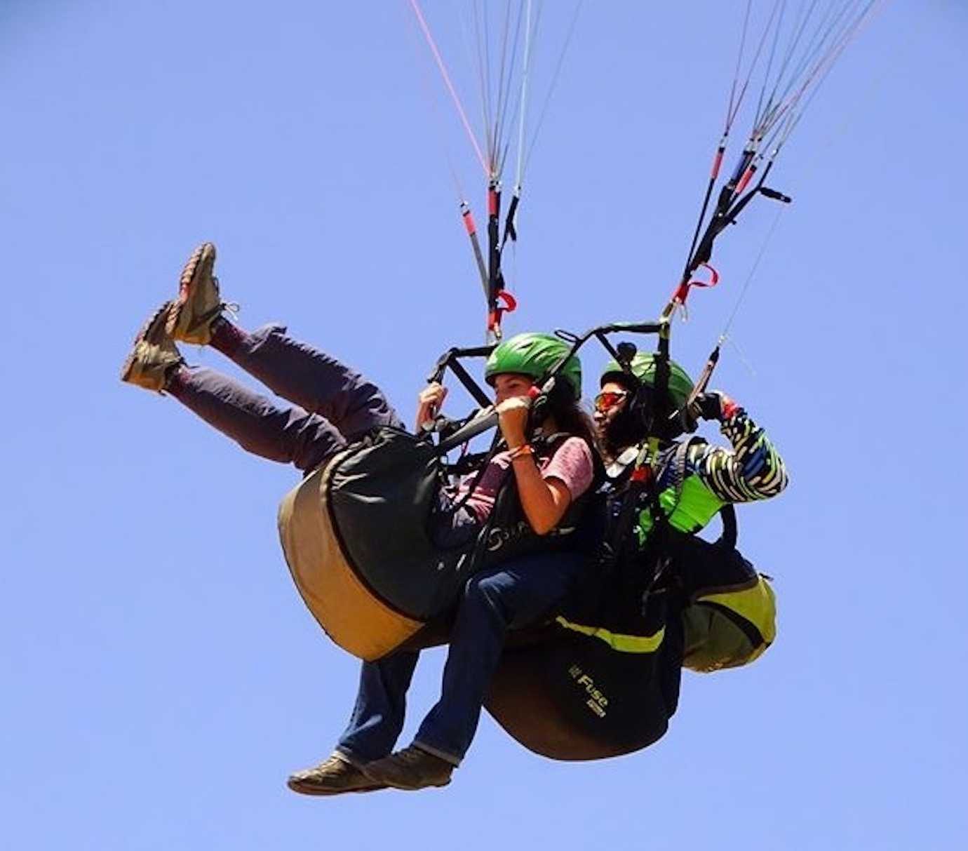 paragliding san gil landing