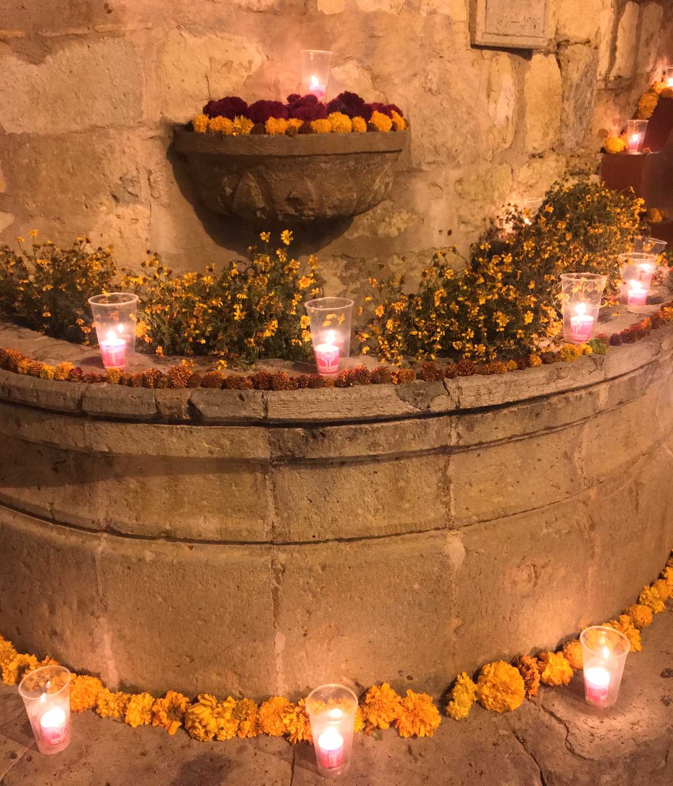 candles day of dead oaxaca