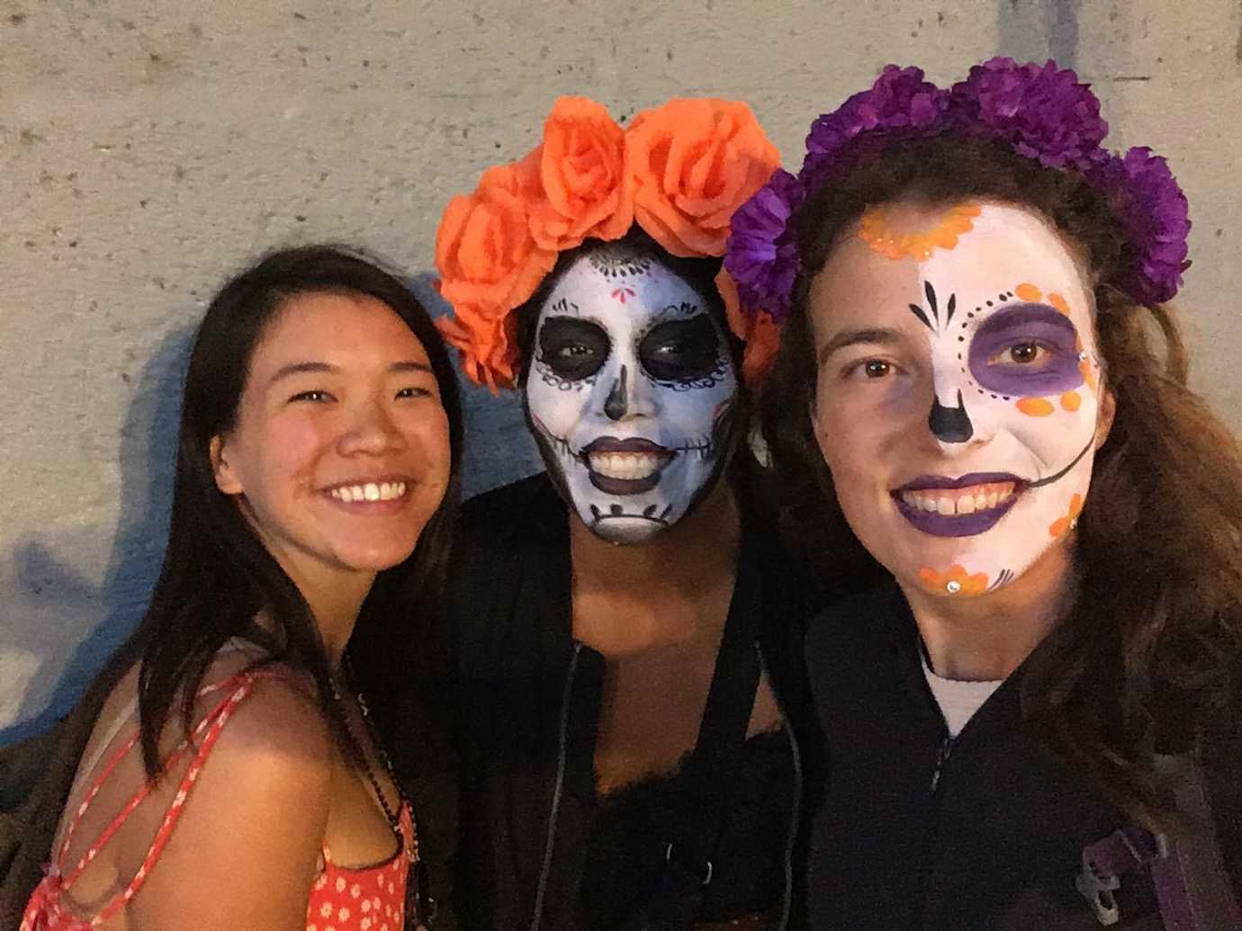 day of dead selfie oaxaca