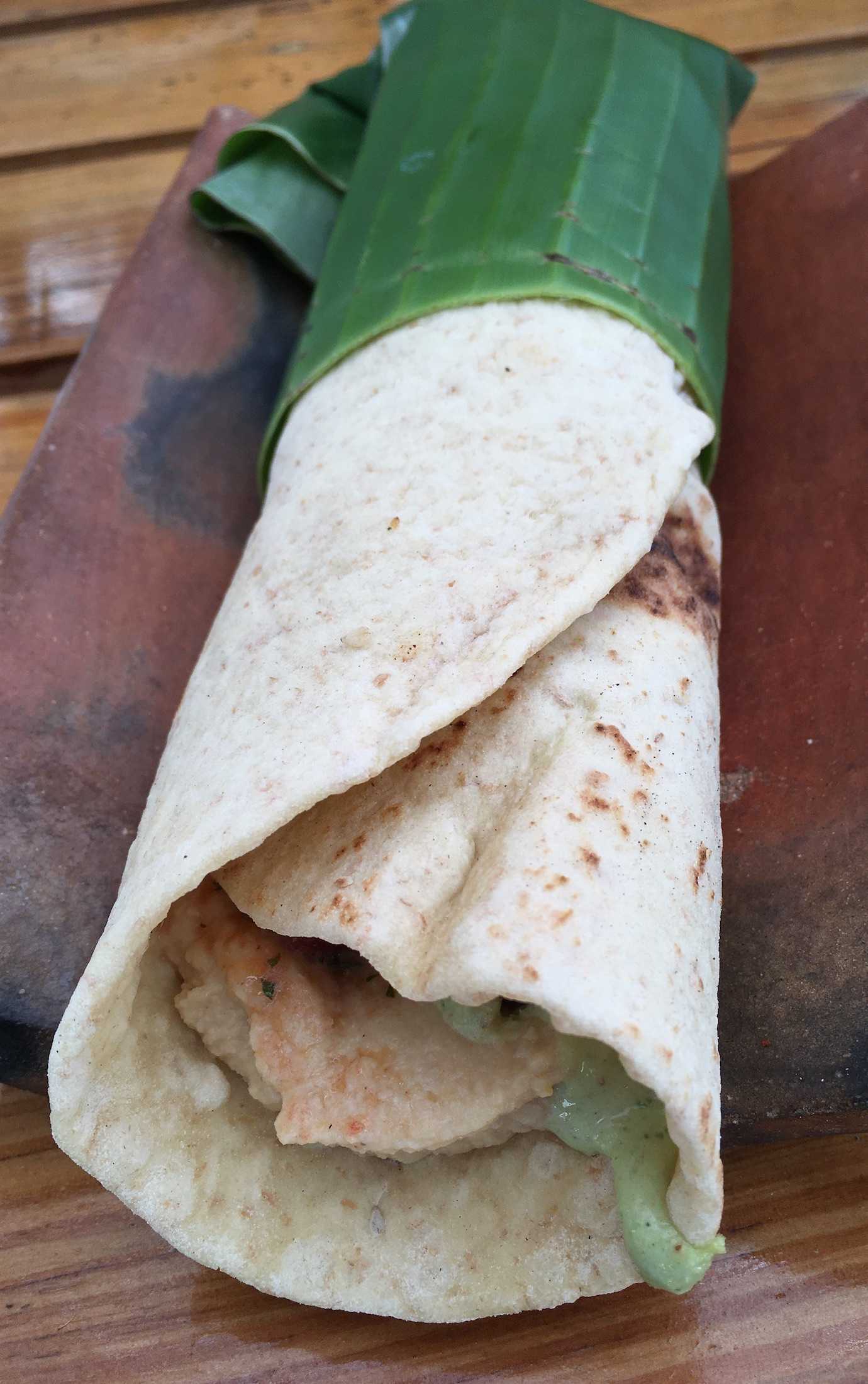 falafel wrap el sultan puerto escondido