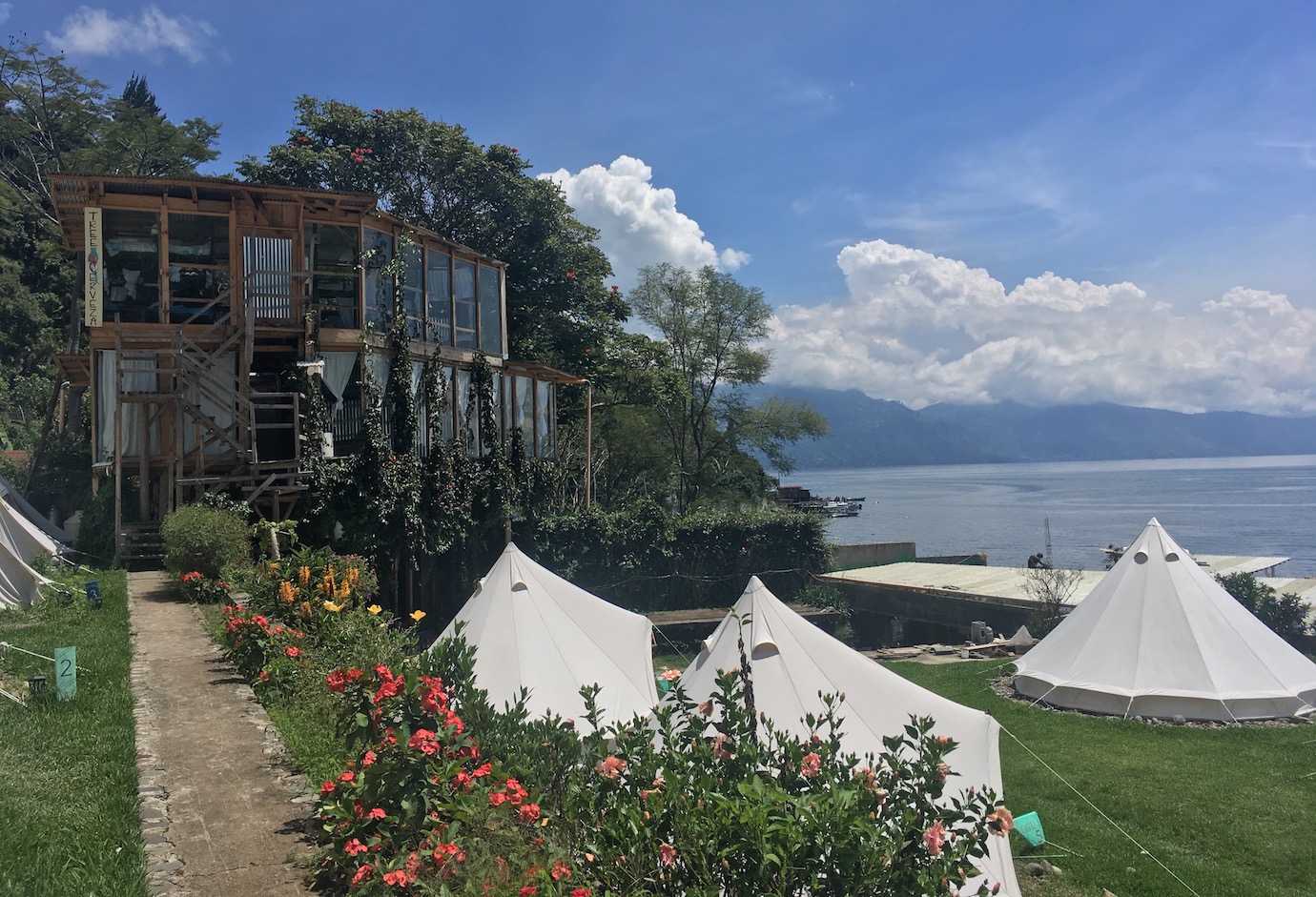 free cerveza hostel lake atitlan