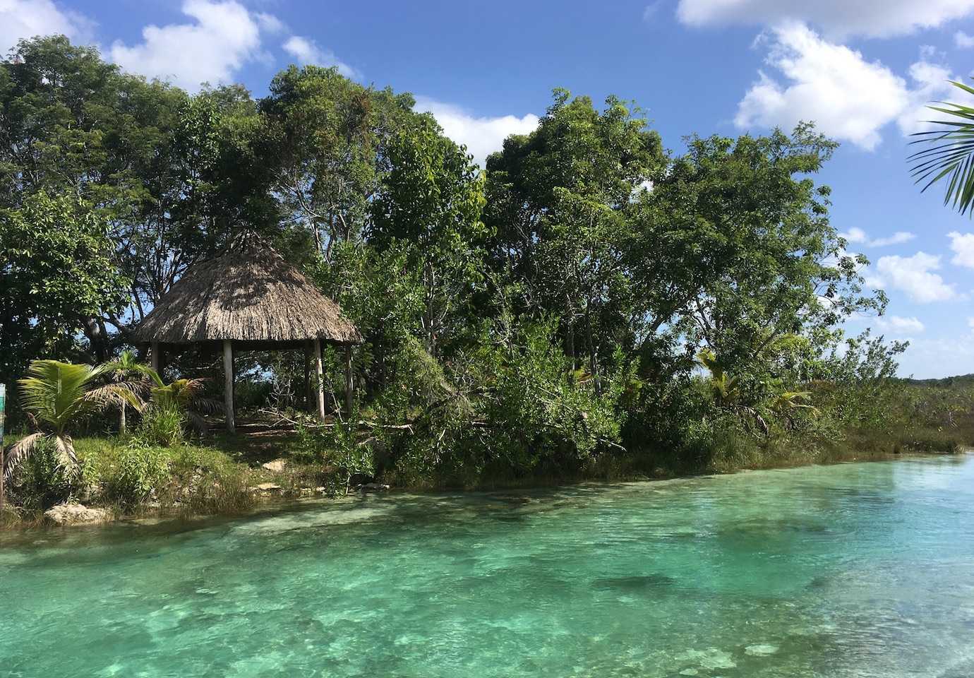 Bacalar - The Lake of Seven Colours - The Travelling Triplet