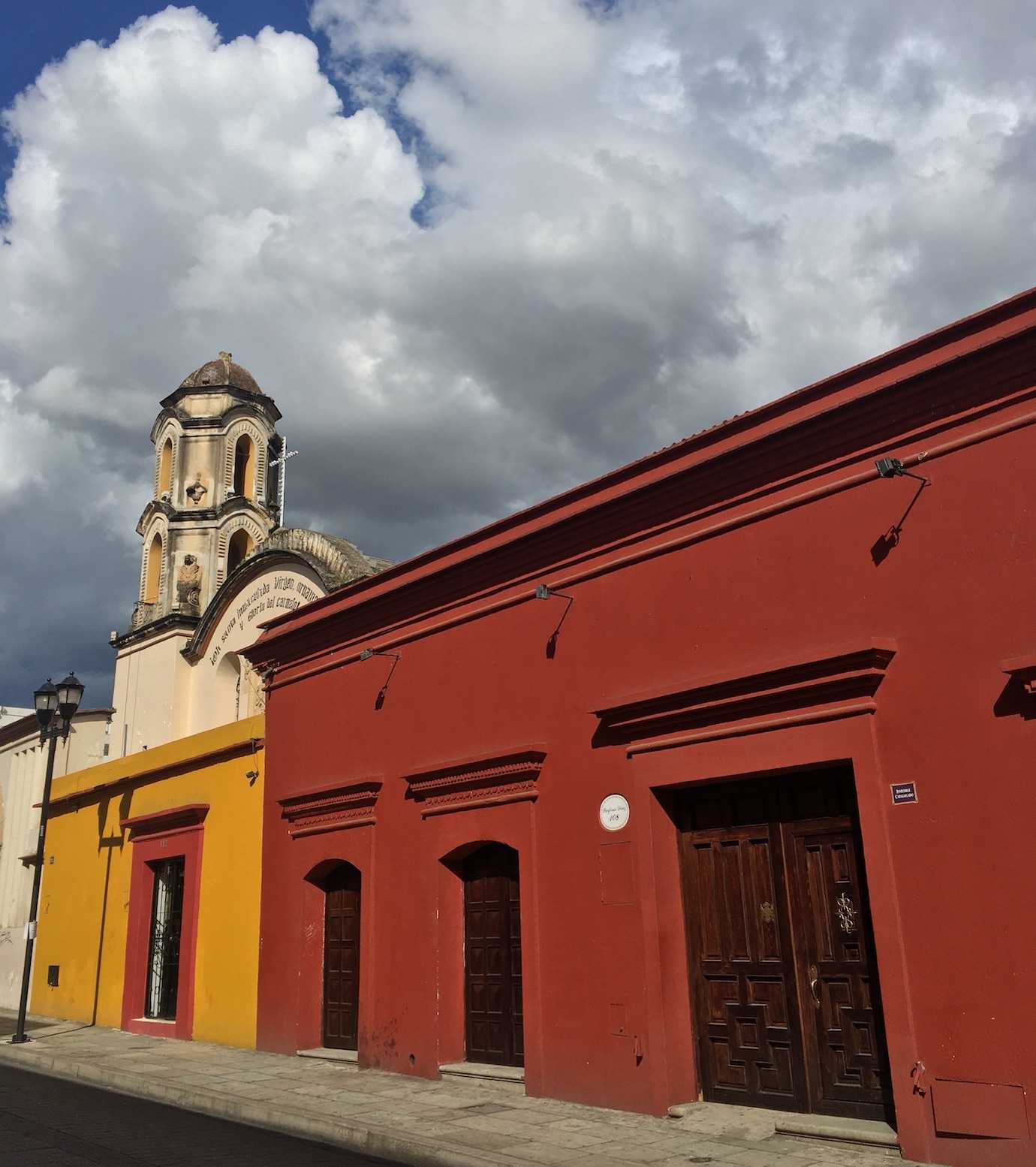 red building oaxaca