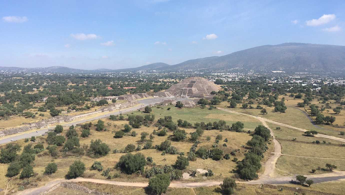 teotihuacan views mexico city