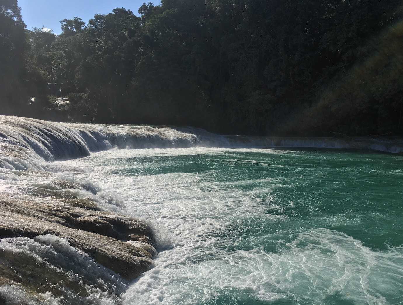 agua azul waterfall palenque