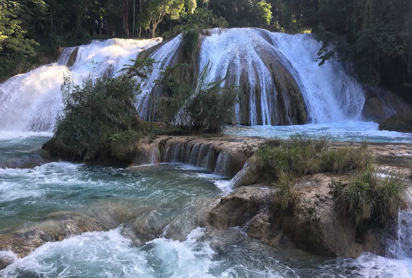 agua azul waterfall palenque