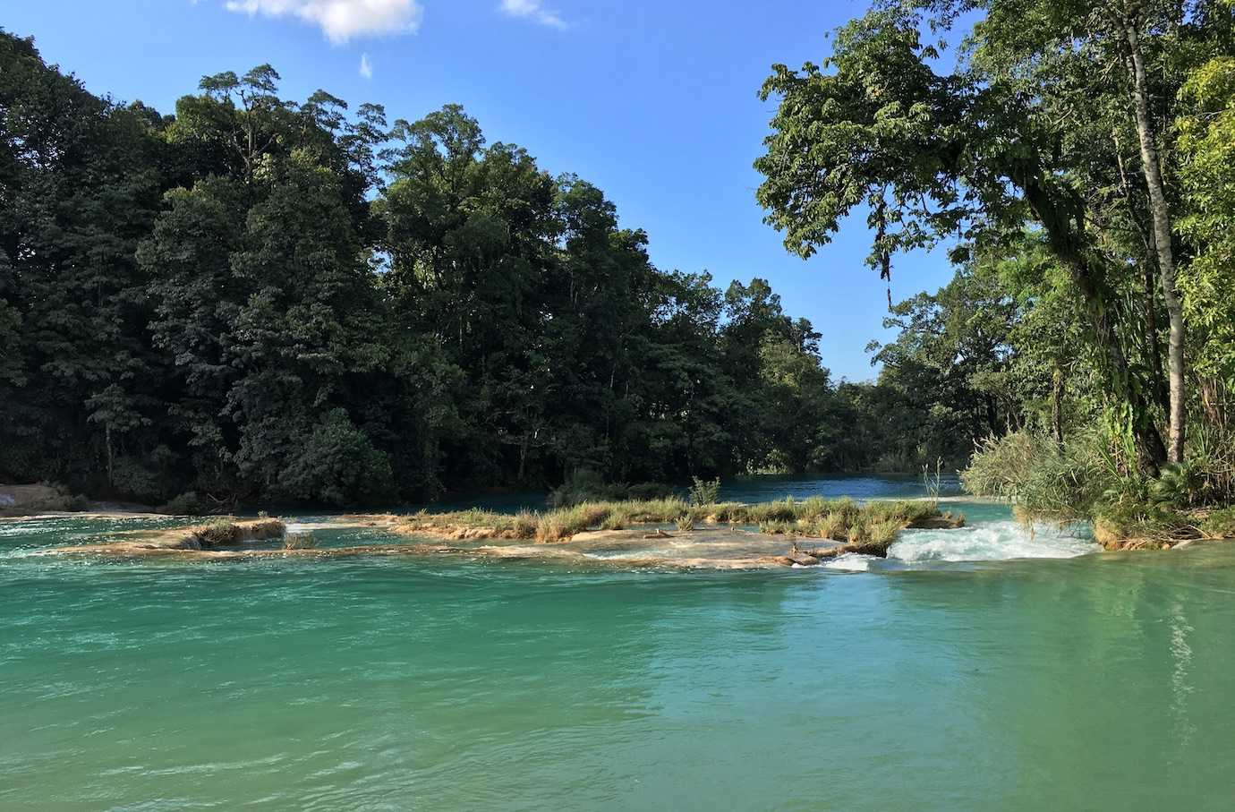 agua azul waterfall palenque